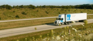 Tax-Air truck on the highway